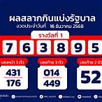 ตรวจหวยวันที่ 1 เมษายน 60